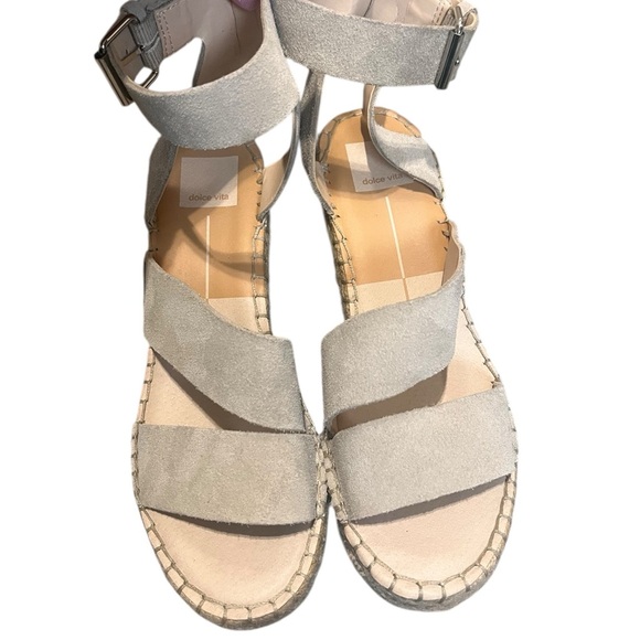 Dolce‎ Vita Shayla Tan Wedge Espadrilles with Ankle Strap Size 8.5 - Picture 3 of 7